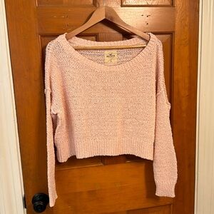 Hollister cropped sweater M